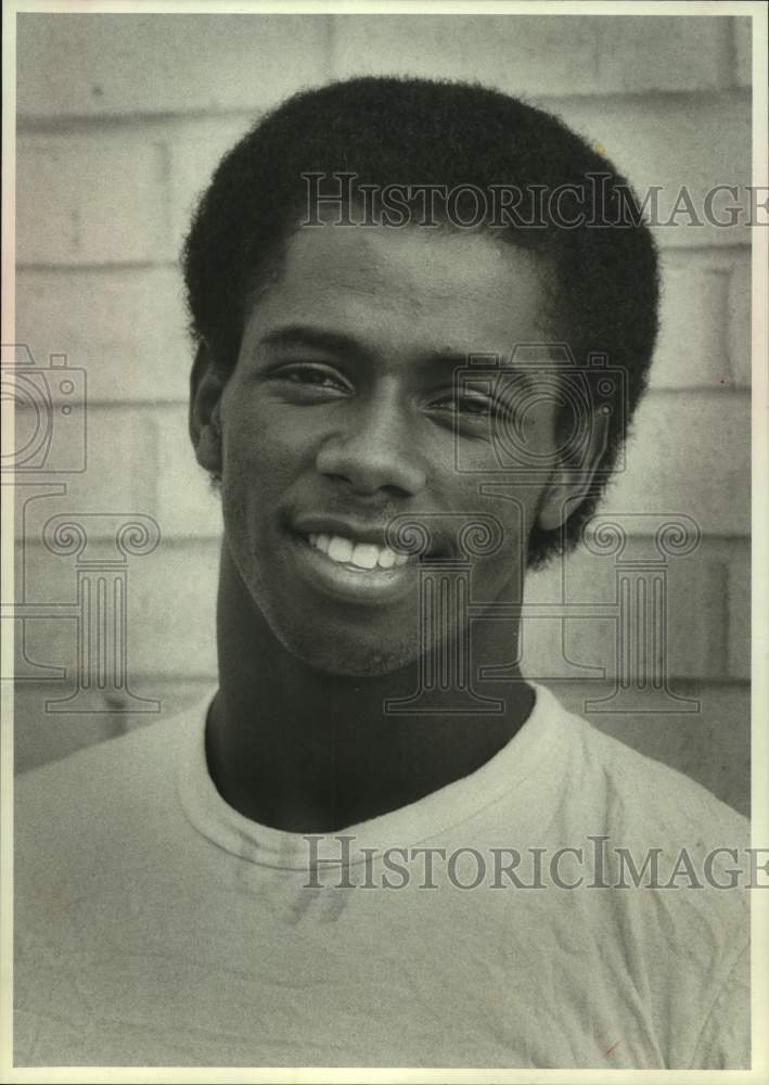 1980 Press Photo University of Houston's football player Audray McMillian- Historic Images