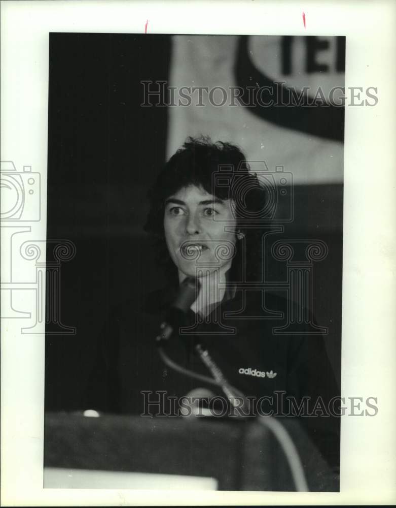 1990 Press Photo Marathoner Veronique Marot is ranked number two in the world- Historic Images