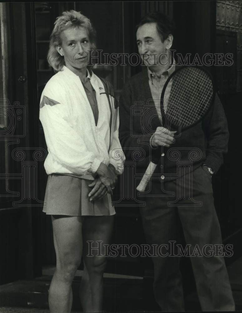 1988 Press Photo Pro tennis star Martina Navratilova. - hcs21093- Historic Images