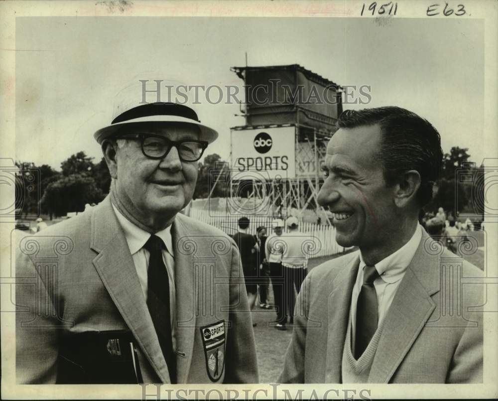 1968 Press Photo Golfer Byron Nelson of ABC Sports - hcs21141- Historic Images