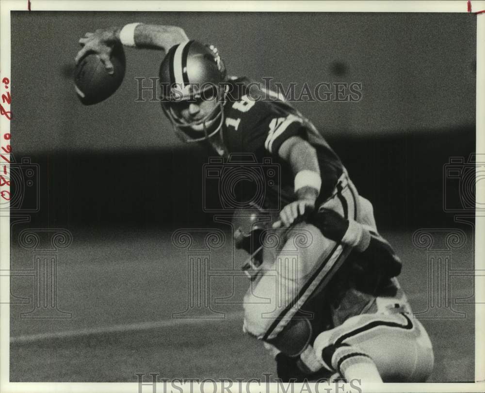 1974 Press Photo Football Player Mike Landrum - hcs21219- Historic Images