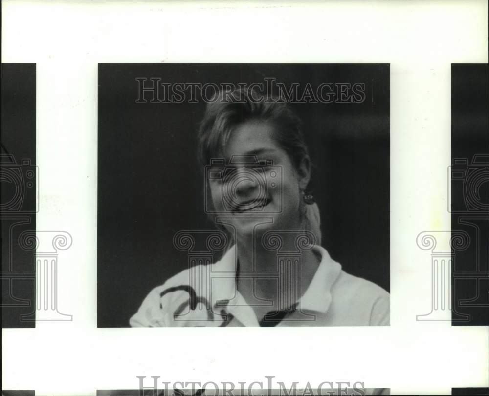 1989 Press Photo Tennis Player Hilary McKinney - hcs21245- Historic Images