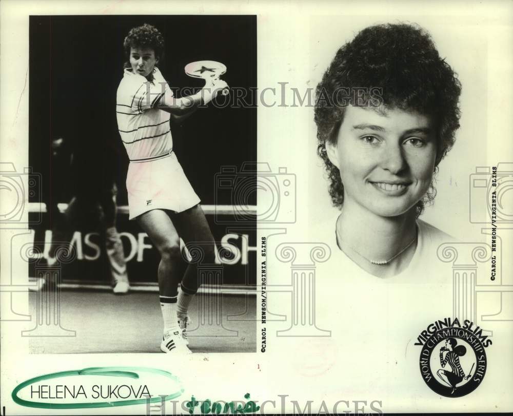 1985 Press Photo Professional tennis player Helena Sukova. - hcs21343- Historic Images