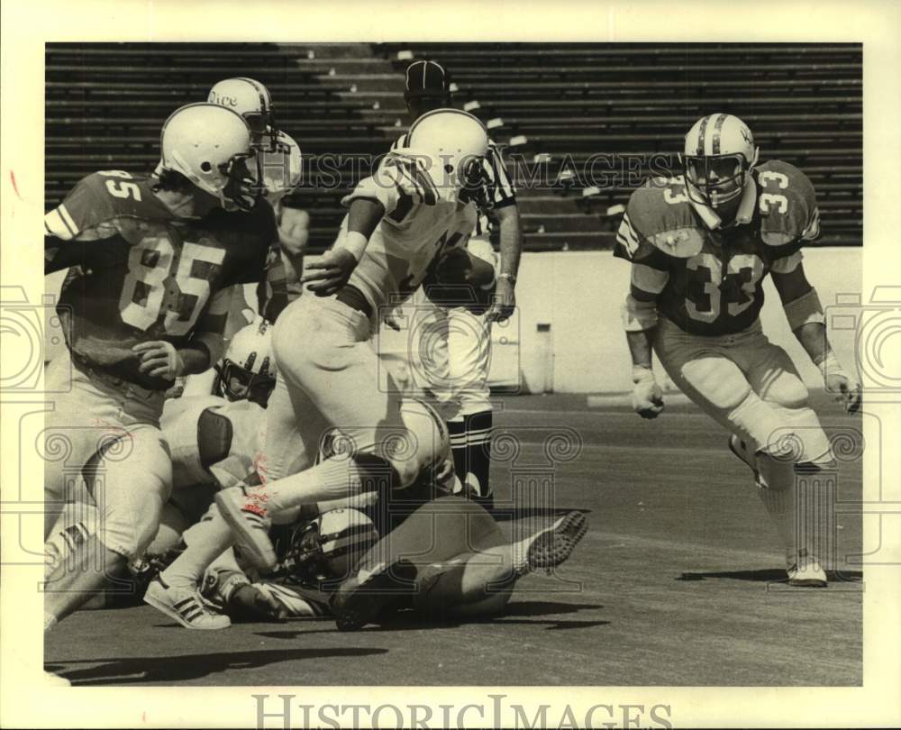 1976 Press Photo Rice University's tailback Laney Royal in action - hcs21391- Historic Images