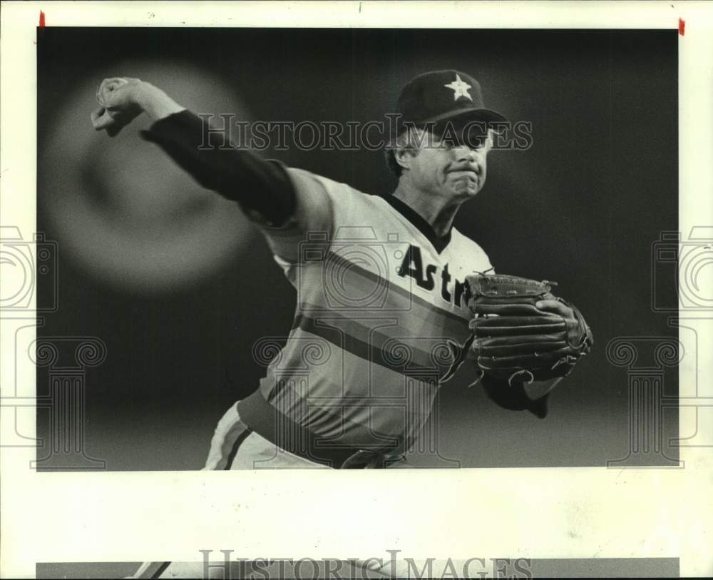 1985 Press Photo Joe Niekro failed again to become the winningest Astro pitcher- Historic Images