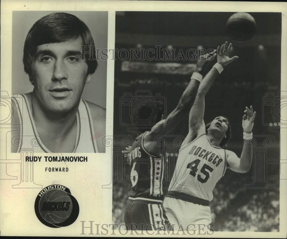 1981 Press Photo Houston Rocket Rudy Tomjanovich - hcs21581- Historic Images