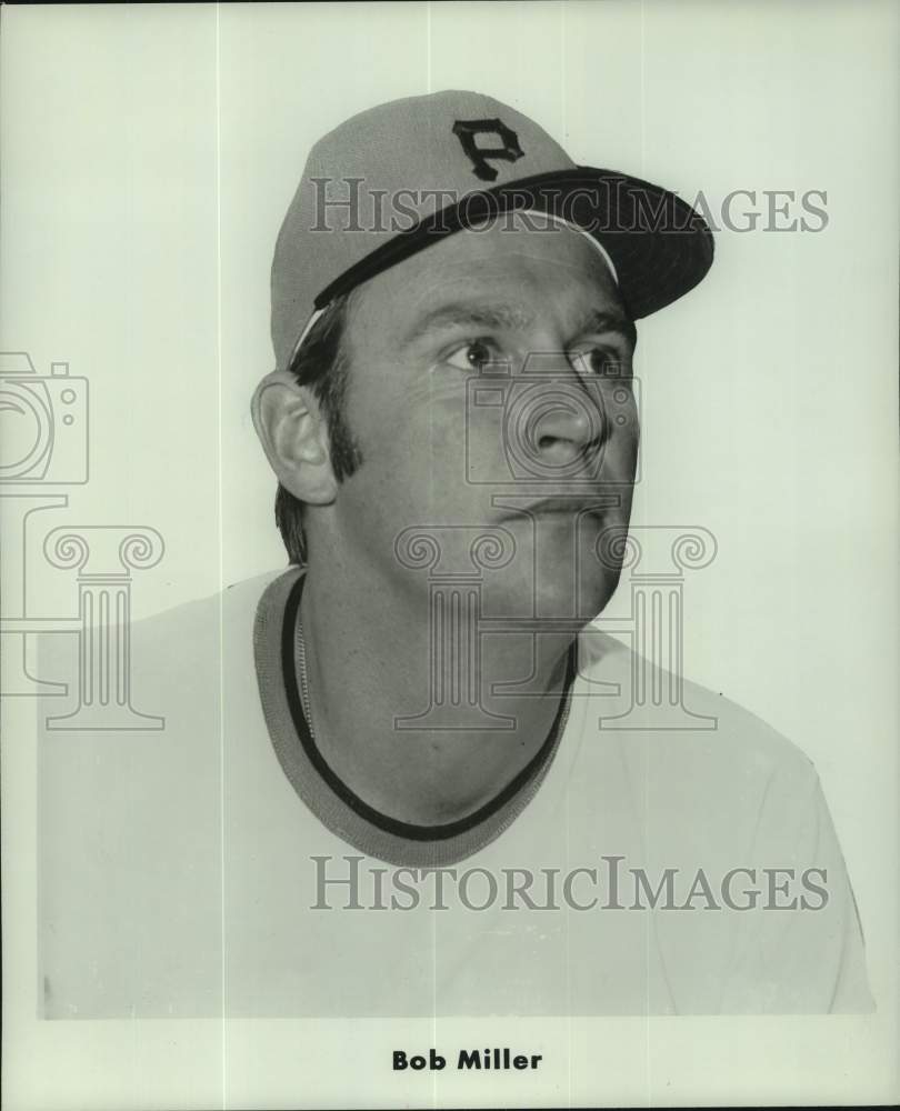 1972 Press Photo Pittsburgh Pirates baseball player Bob Miller - hcs22052- Historic Images