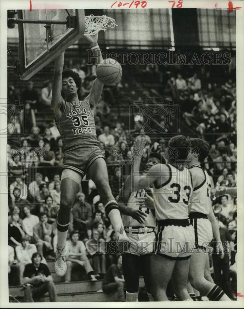 1978 Press Photo Texas Tech and Rice play men&#39;s college basketball - hcs22127- Historic Images