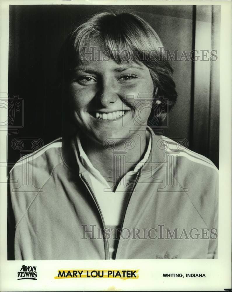 1982 Press Photo Tennis player Mary Lou Piatek - hcs22288- Historic Images