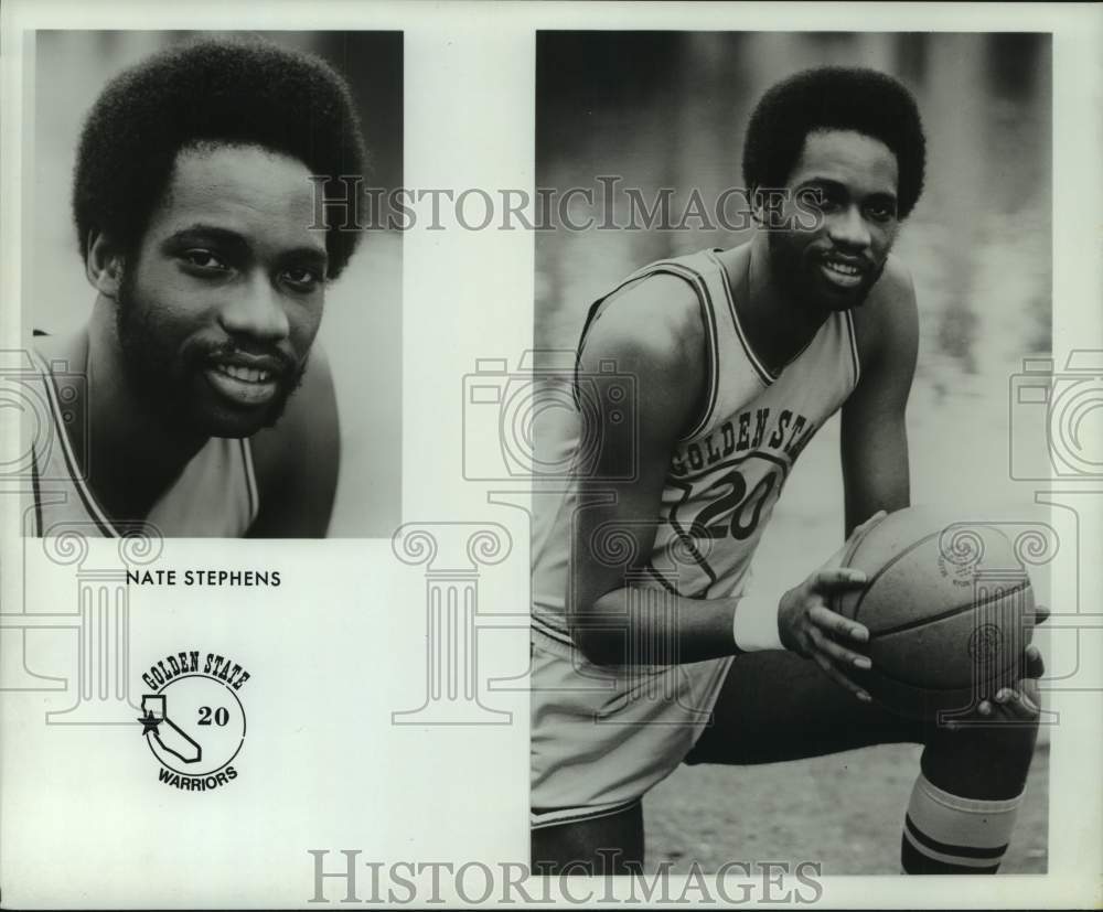 1974 Press Photo Nate Stephens of Golden State Warriors basketball - hcs22443- Historic Images