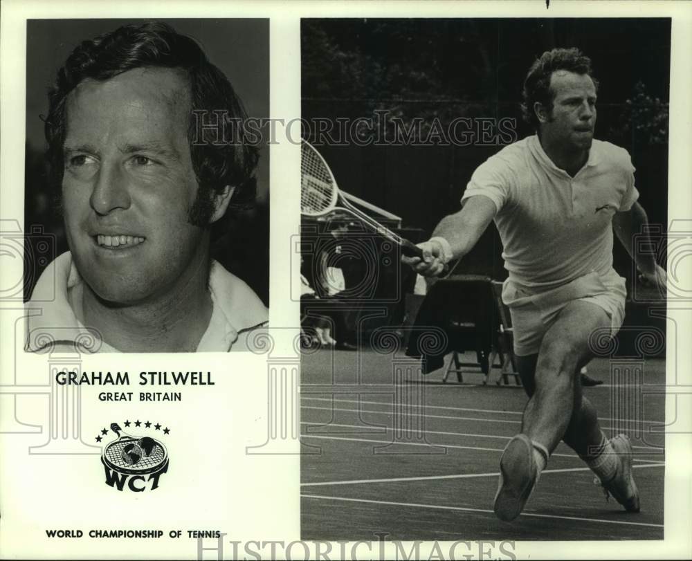 1975 Press Photo World Championship of Tennis player Graham Stillwell- Historic Images