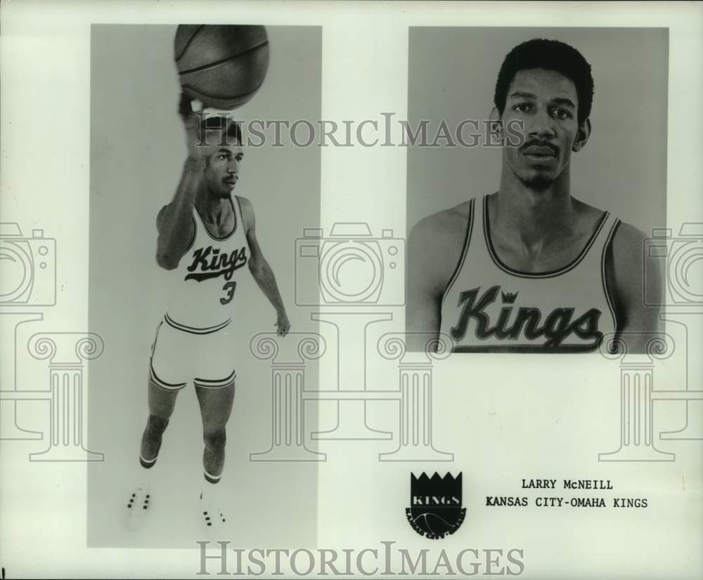 1974 Press Photo Kansas City-Omaha Kings basketball player Larry McNeill- Historic Images