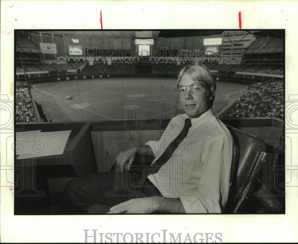 1982 Press Photo Houston Astros&#39; assistant general manager Andy MacPhail- Historic Images