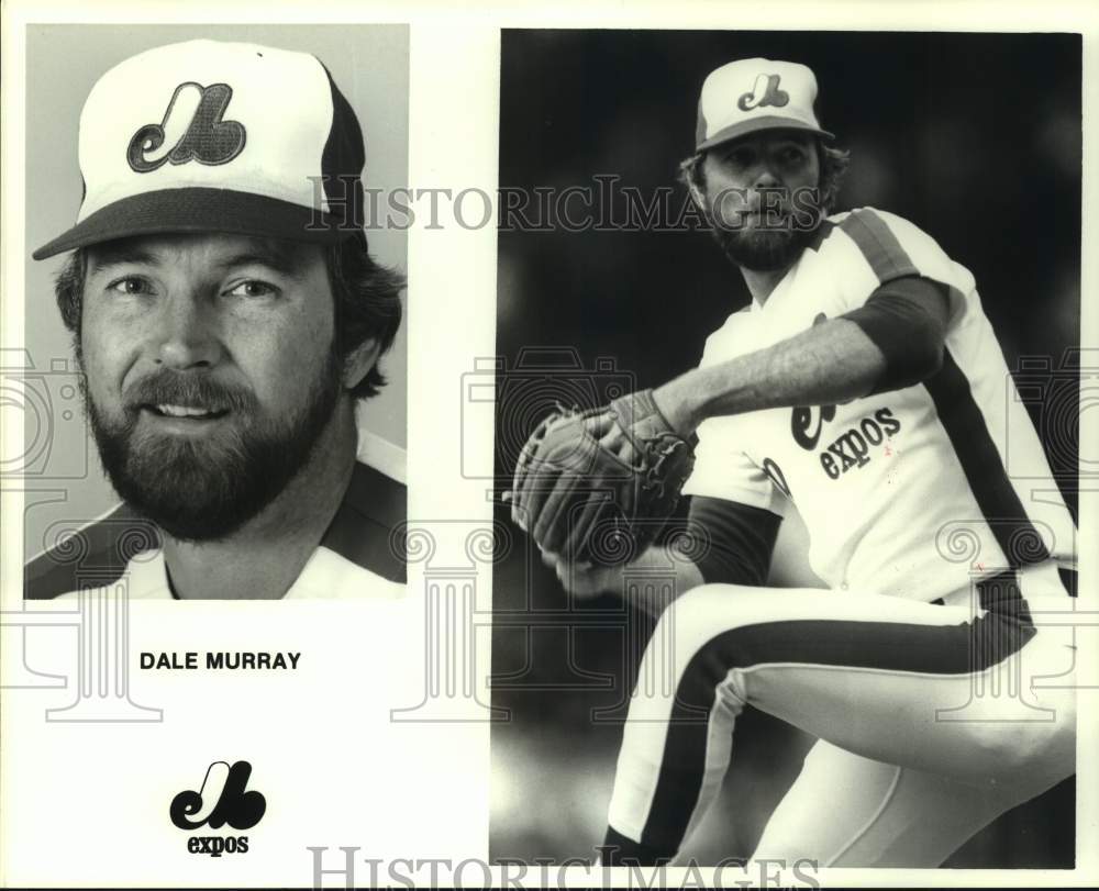 1980 Press Photo Montreal Expos baseball pitcher Dale Murray - hcs22647- Historic Images