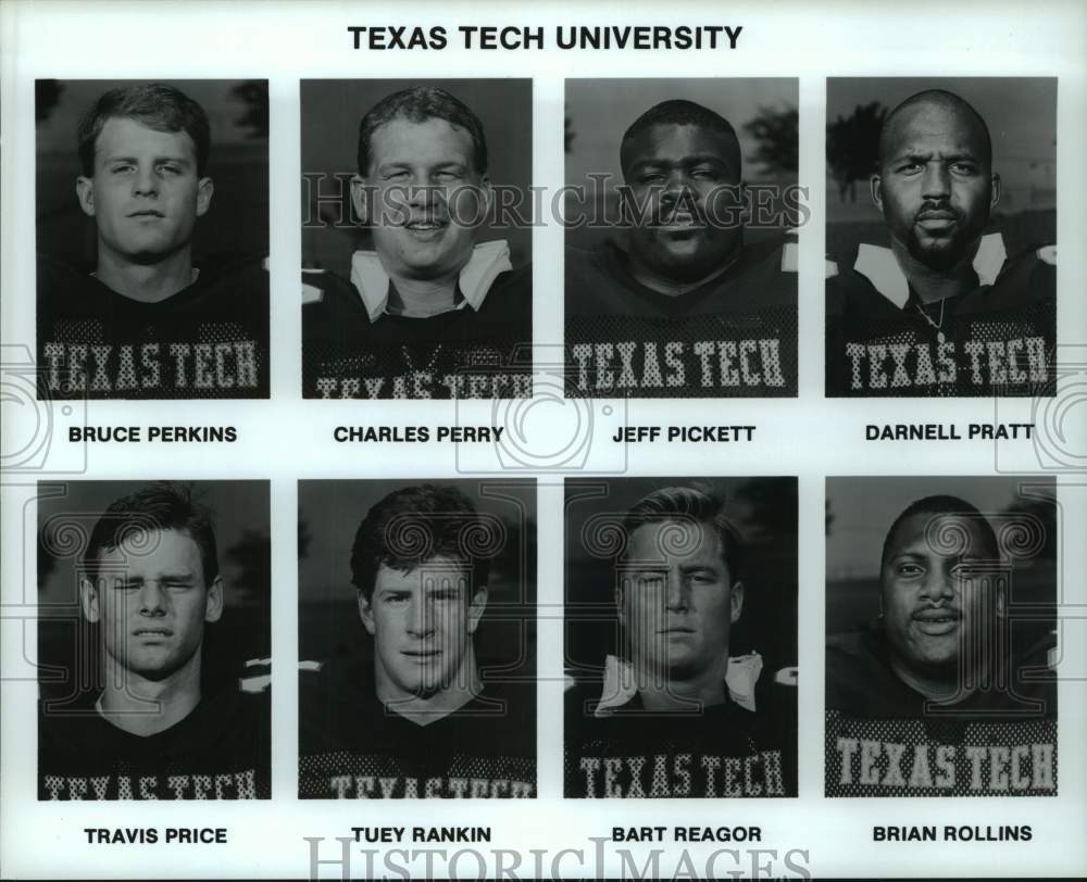 Press Photo Members of the Texas Tech University football team - hcs22746- Historic Images