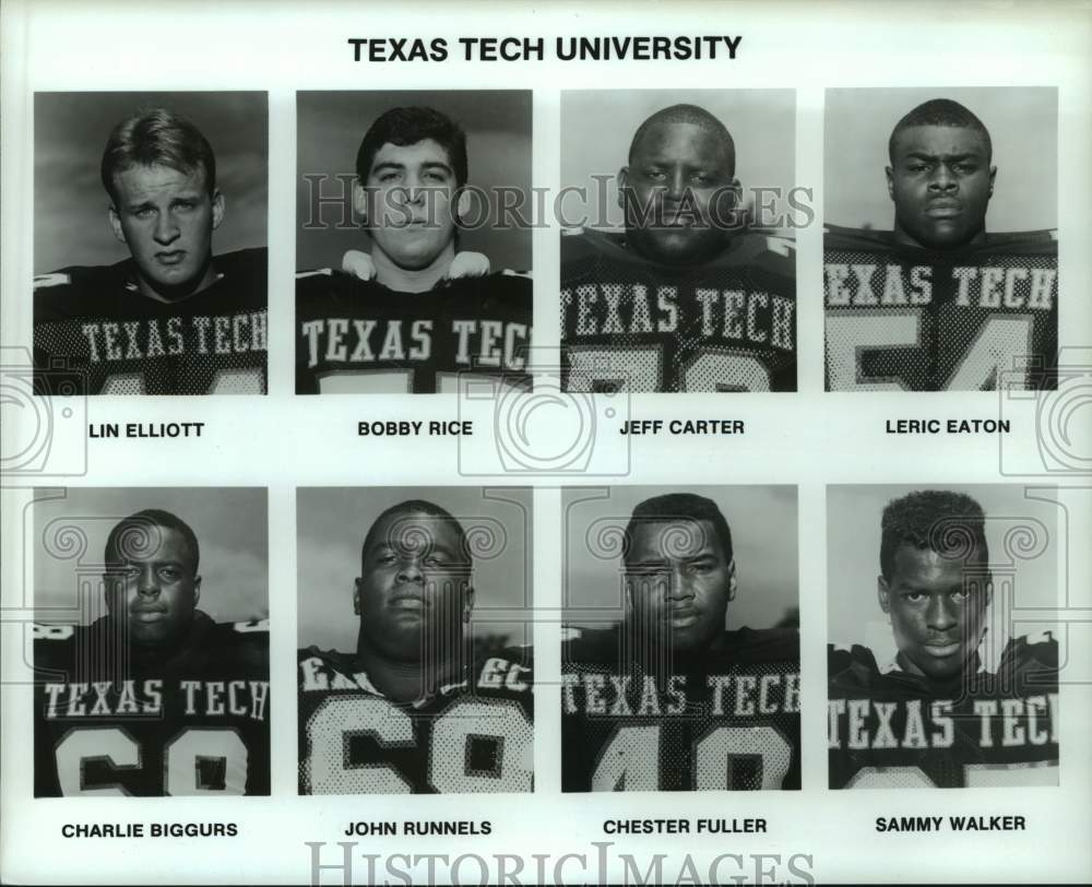 Press Photo Members of the Texas Tech University football team - hcs22752- Historic Images