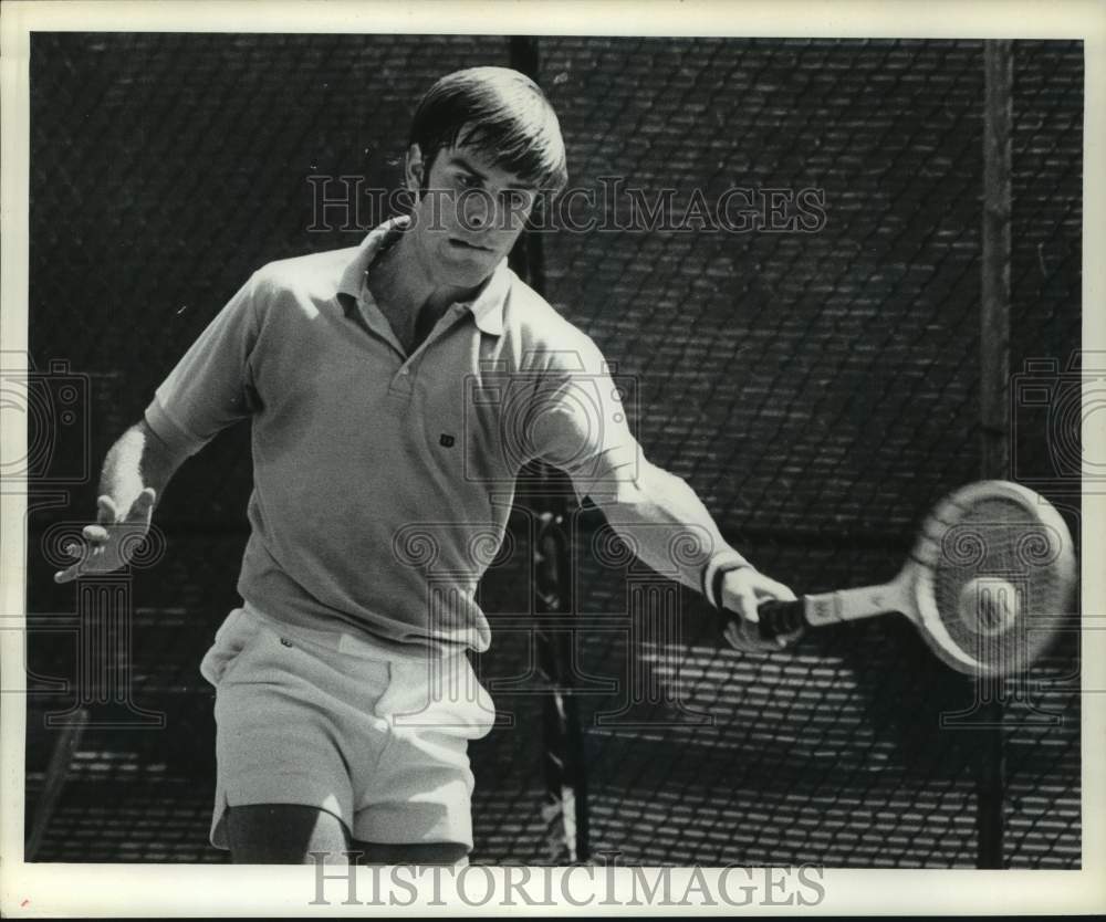 1973 Press Photo Tennis player Roscoe Tanner in action - hcs22880- Historic Images