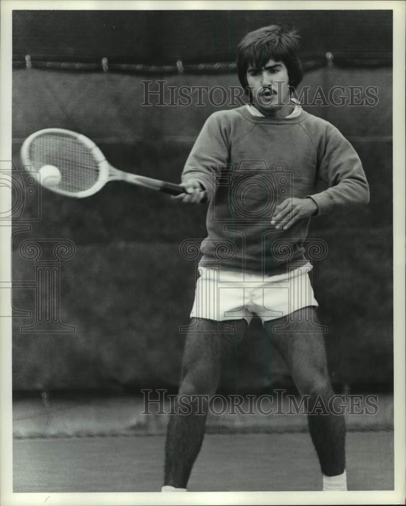 1973 Press Photo Rice University tennis player Emilio Montano - hcs23155- Historic Images