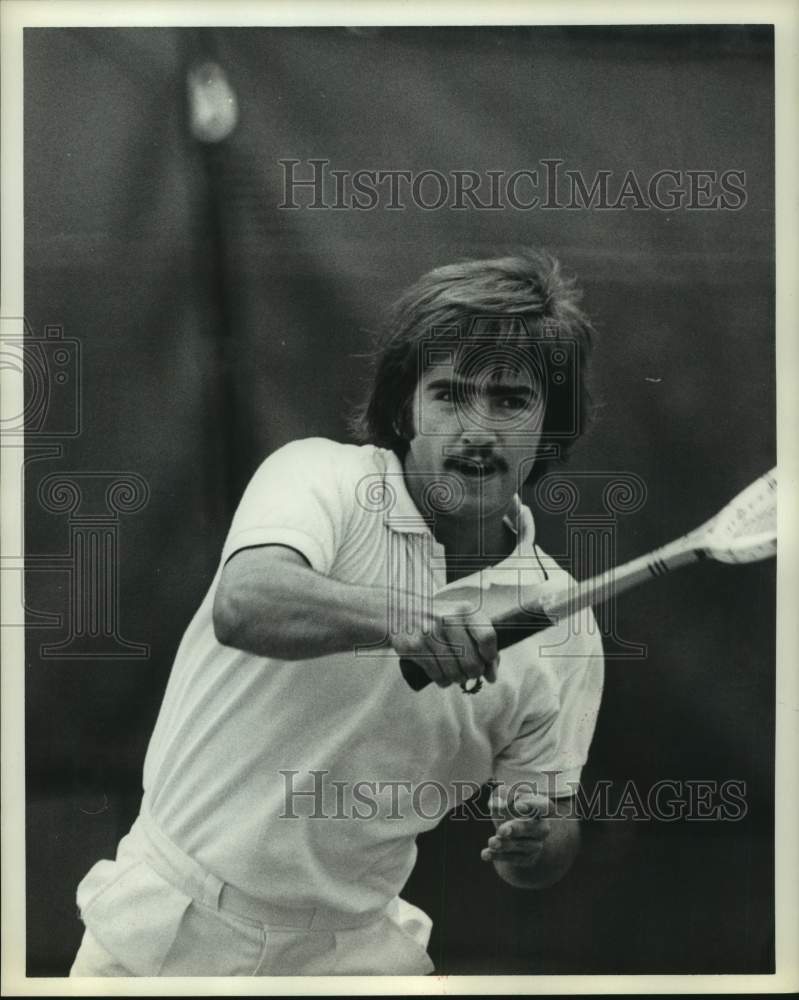 1973 Press Photo Tennis player Emilio Montano of Rice University, Houston- Historic Images