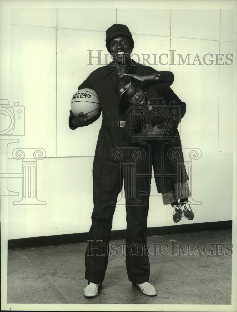 1979 Press Photo Former Harlem Globetrotters basketball player Meadowlark Lemon- Historic Images