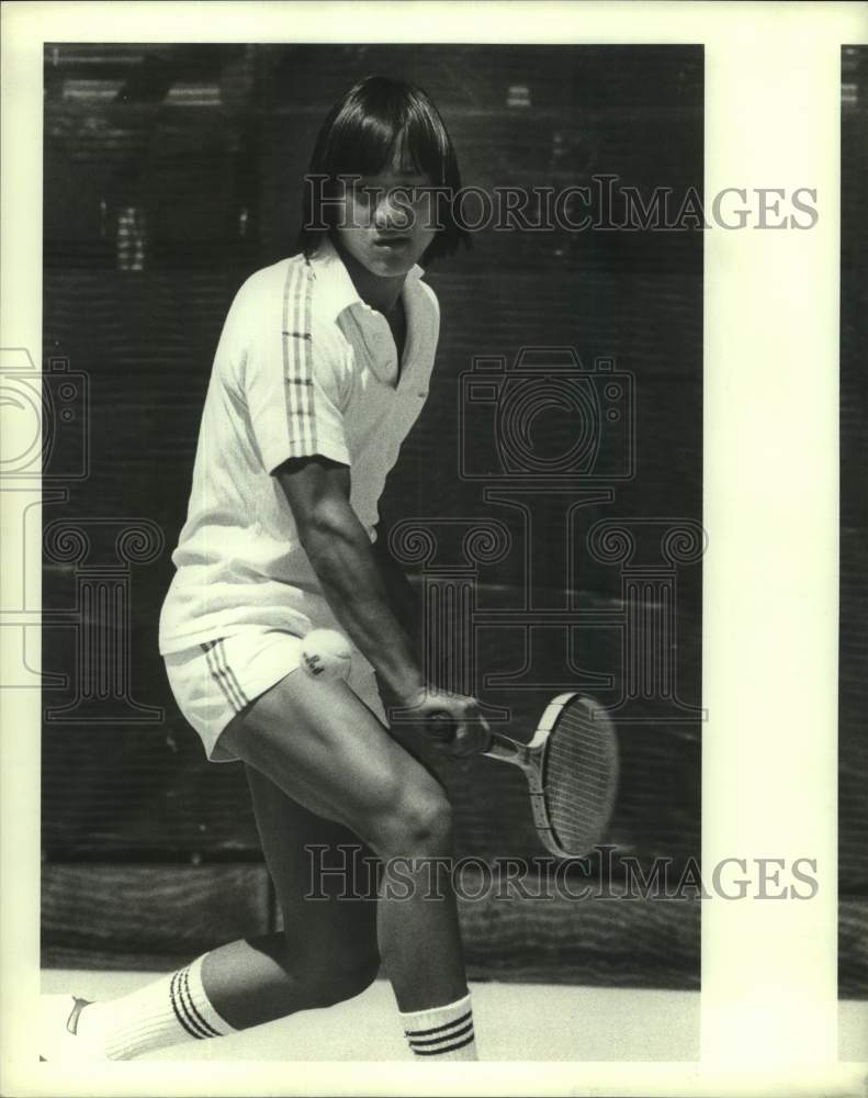 1981 Press Photo Tennis player Glenn Michibata - hcs23358- Historic Images