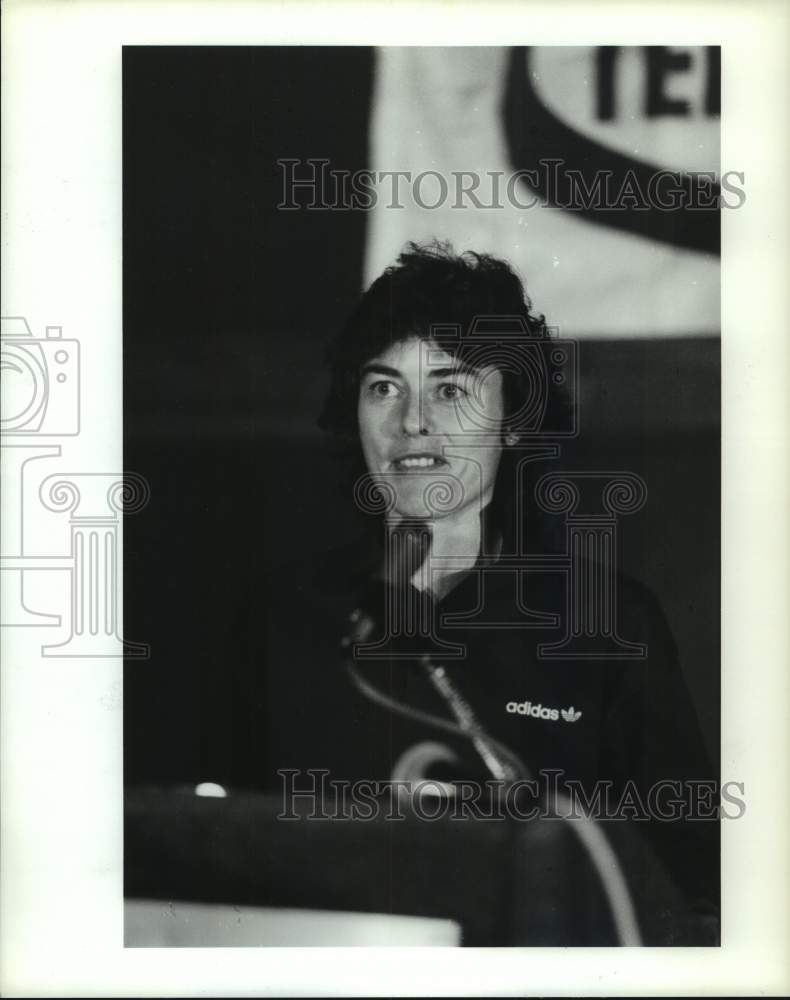 1990 Press Photo Houston Marathon champion Veronique Marot - hcs23500- Historic Images