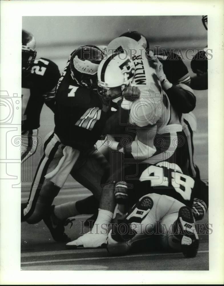 1990 Press Photo Rice and Tulane play college football - hcs23612- Historic Images