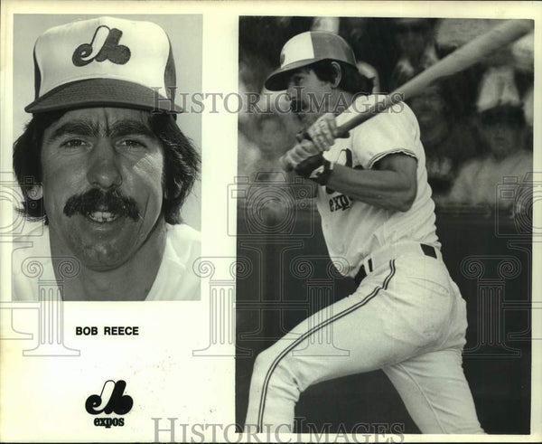 1980 Press Photo Montreal Expos catcher Bob Reece - hcs24029 - Historic ...