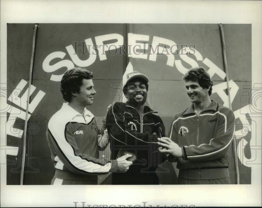 1979 Press Photo ABC The Superstars Greg Pruitt, Wayne Grimditch, Joe Theismann- Historic Images