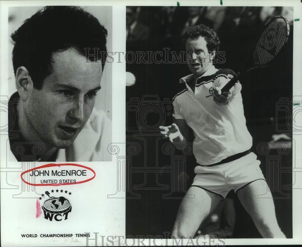 1987 Press Photo American John McEnroe, World Championship of Tennis - hcs24209- Historic Images