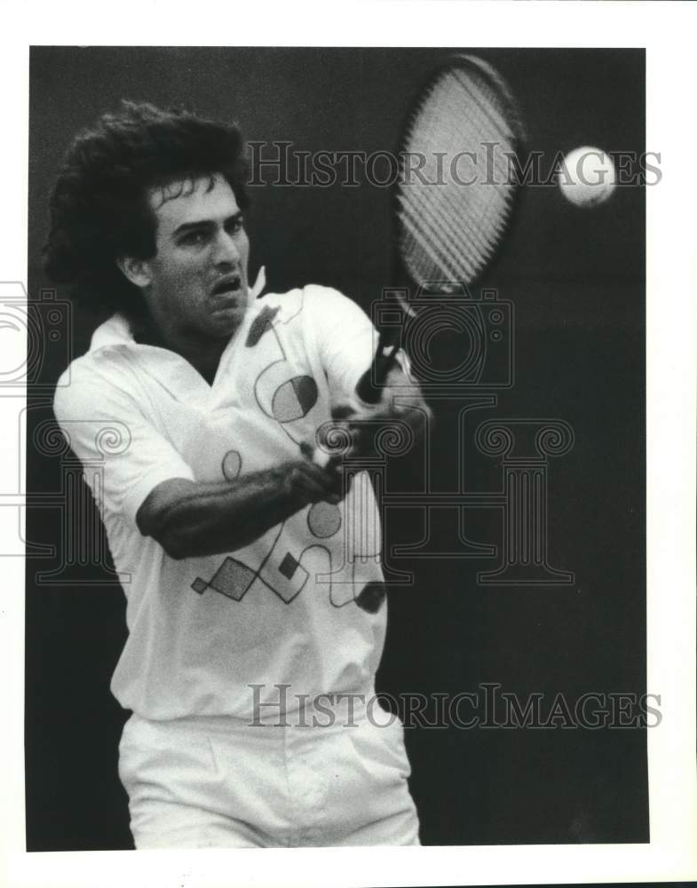 1989 Press Photo Tennis player Darrick Rostagno in action - hcs24968- Historic Images