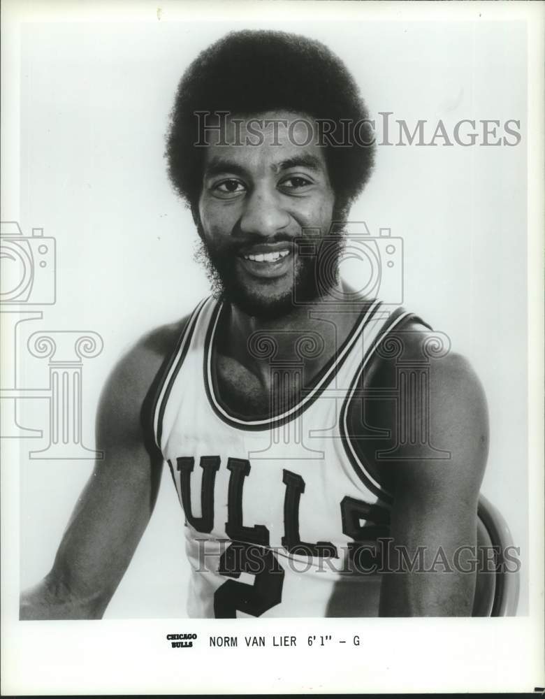 1973 Press Photo Chicago Bulls basketball player Norm Van Lier - hcs25420- Historic Images