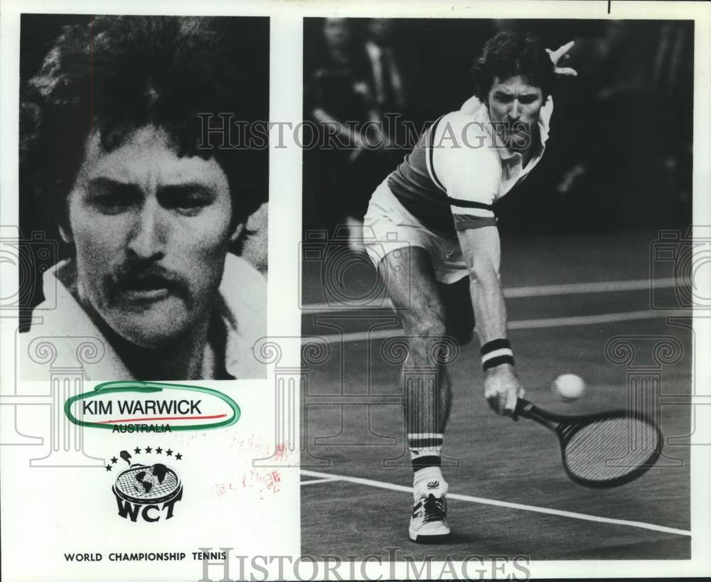 1983 Press Photo World Championship Tennis player Kim Warwick - hcs25566- Historic Images