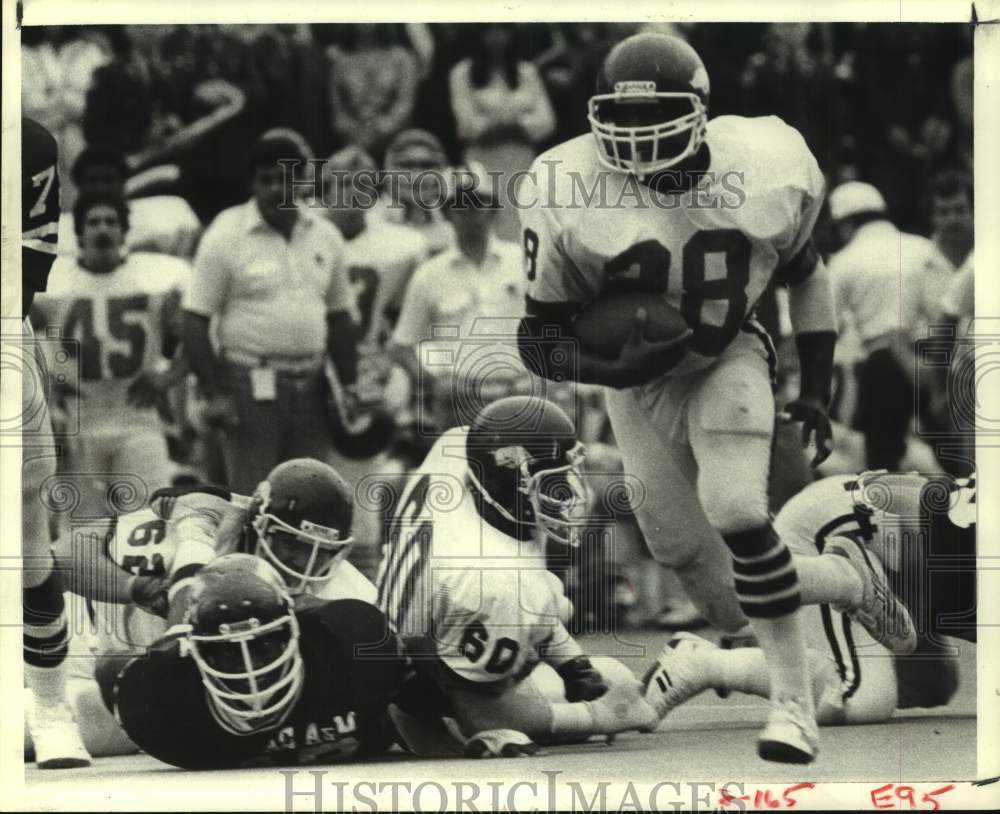 1979 Press Photo Arkansas and Texas A&amp;M play college football - hcs26193- Historic Images