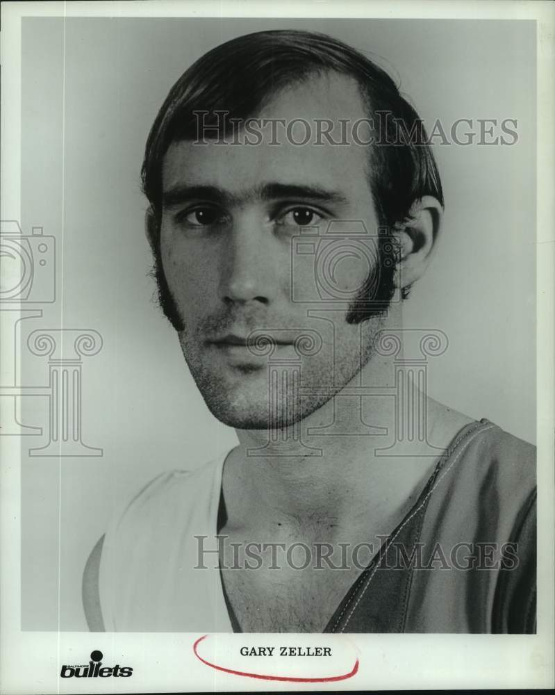 1972 Press Photo Baltimore Bullets basketball player Gary Zeller - hcs26330- Historic Images