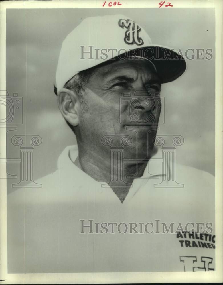 1974 Press Photo University of Houston athletic trainer Tom Wilson - hcs26373- Historic Images