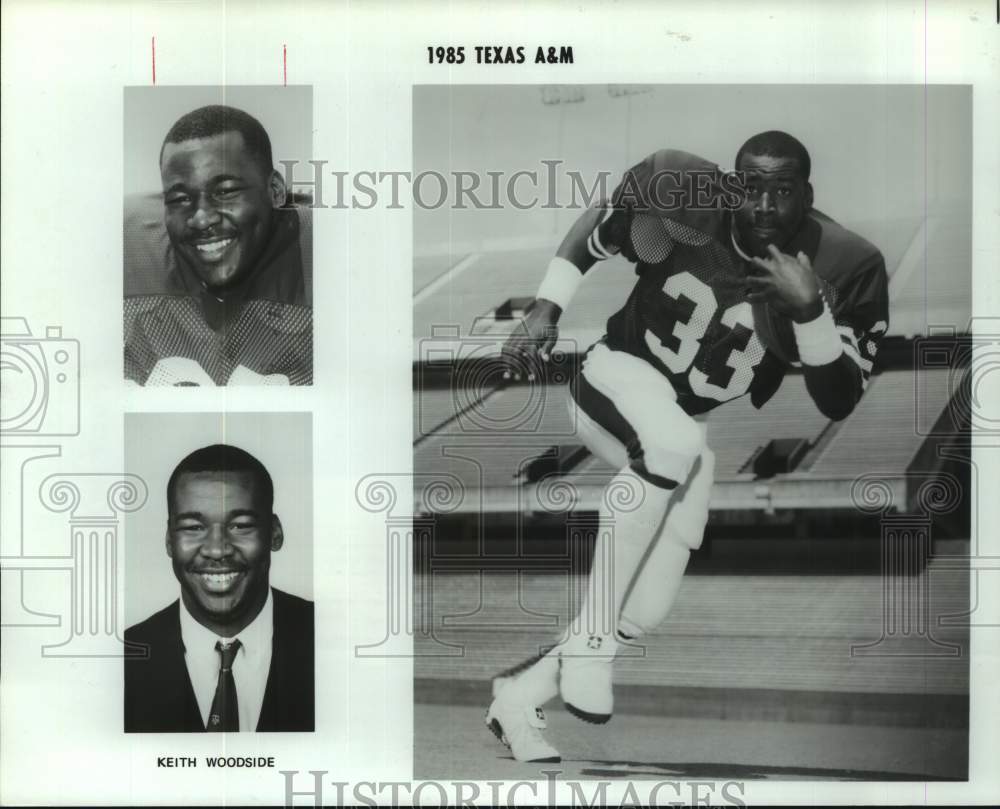 1985 Press Photo Keith Woodside of Texas A&amp;M University football - hcs26495- Historic Images