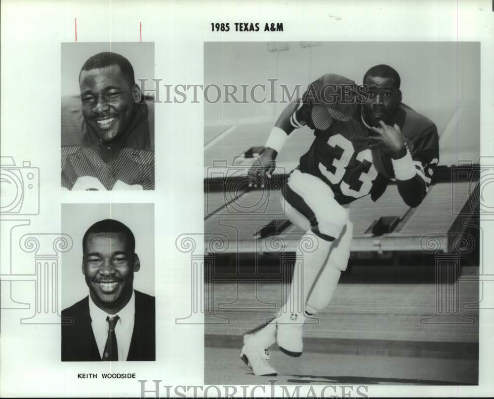 1985 Press Photo Keith Woodside of Texas A&M University football - hcs26495- Historic Images