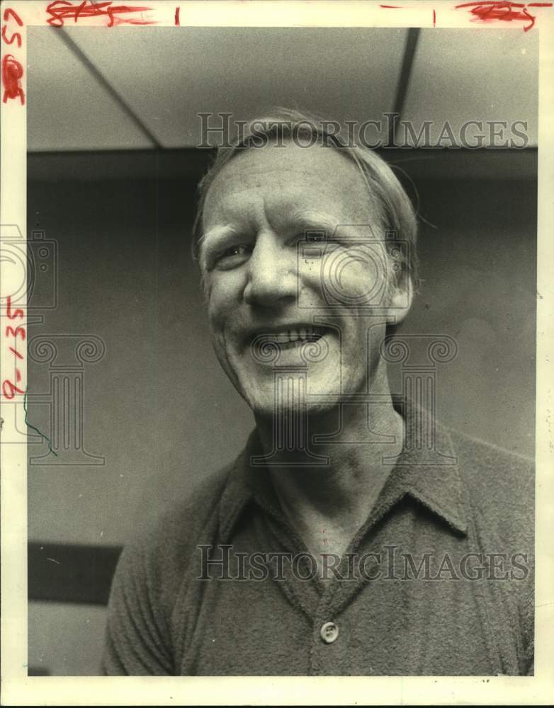 1980 Press Photo Texas Christian University football coach Jim Wacker- Historic Images