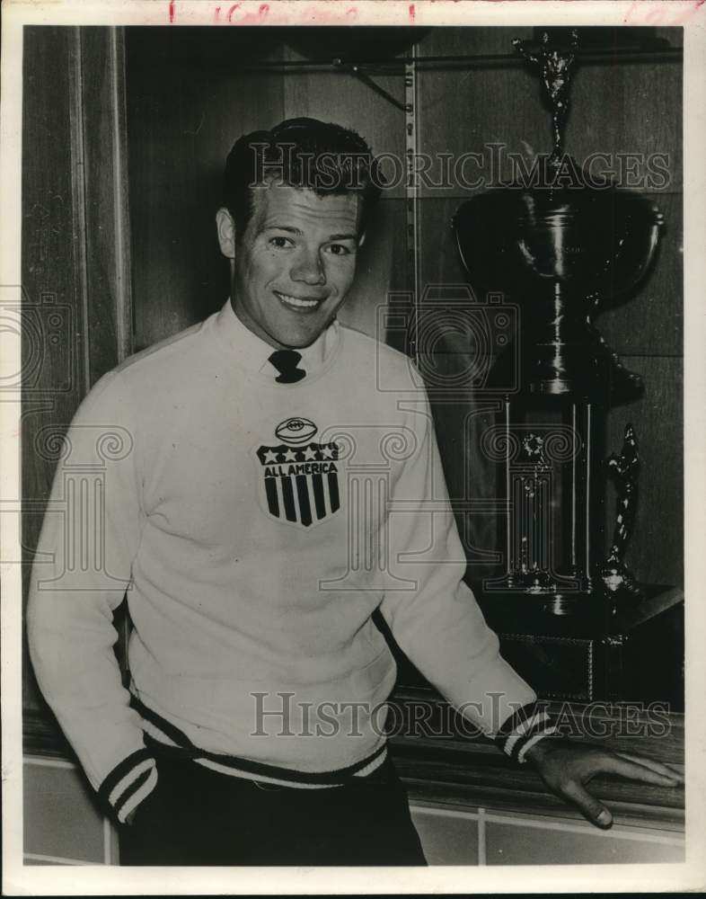 1957 Press Photo Dicky Maegle, Former Rice Institute Football Player - hcs27999- Historic Images