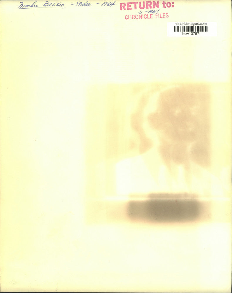 1964 Press Photo Italian diplomat Manlio Brosio at Paris Italian Embassy.