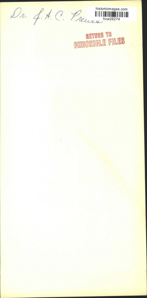 1971 Press Photo Rev. J.A.C. Preuss, president of the Lutheran Church-Missouri