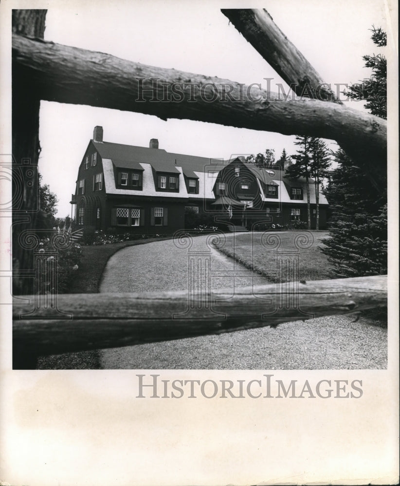 1964 Press Photo "Campobello" the summer home of Franklin D. Roosevelt.