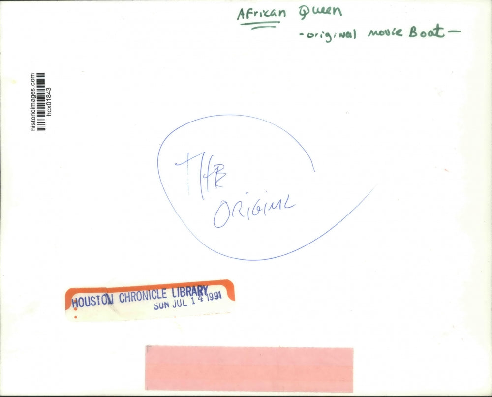 1991 Press Photo African Queen - original movie boat - - hcx01843