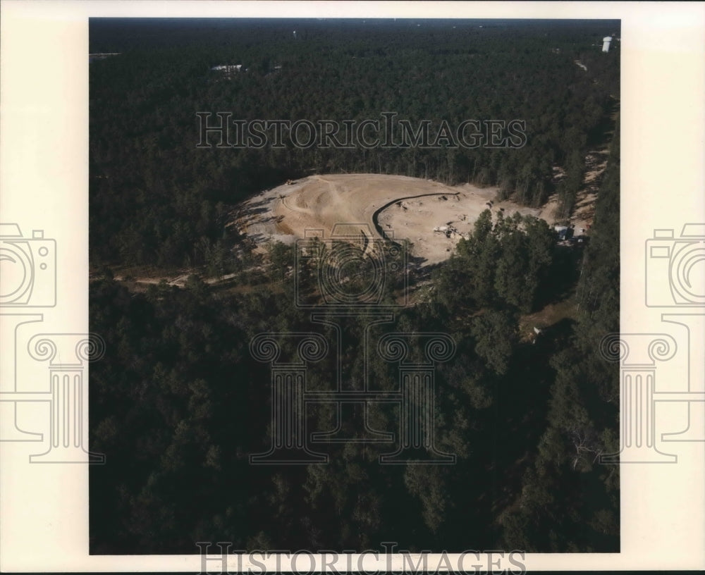 1990 Press Photo Aerial View of Cynthia Woods Mitchell Pavilion - hcx02010
