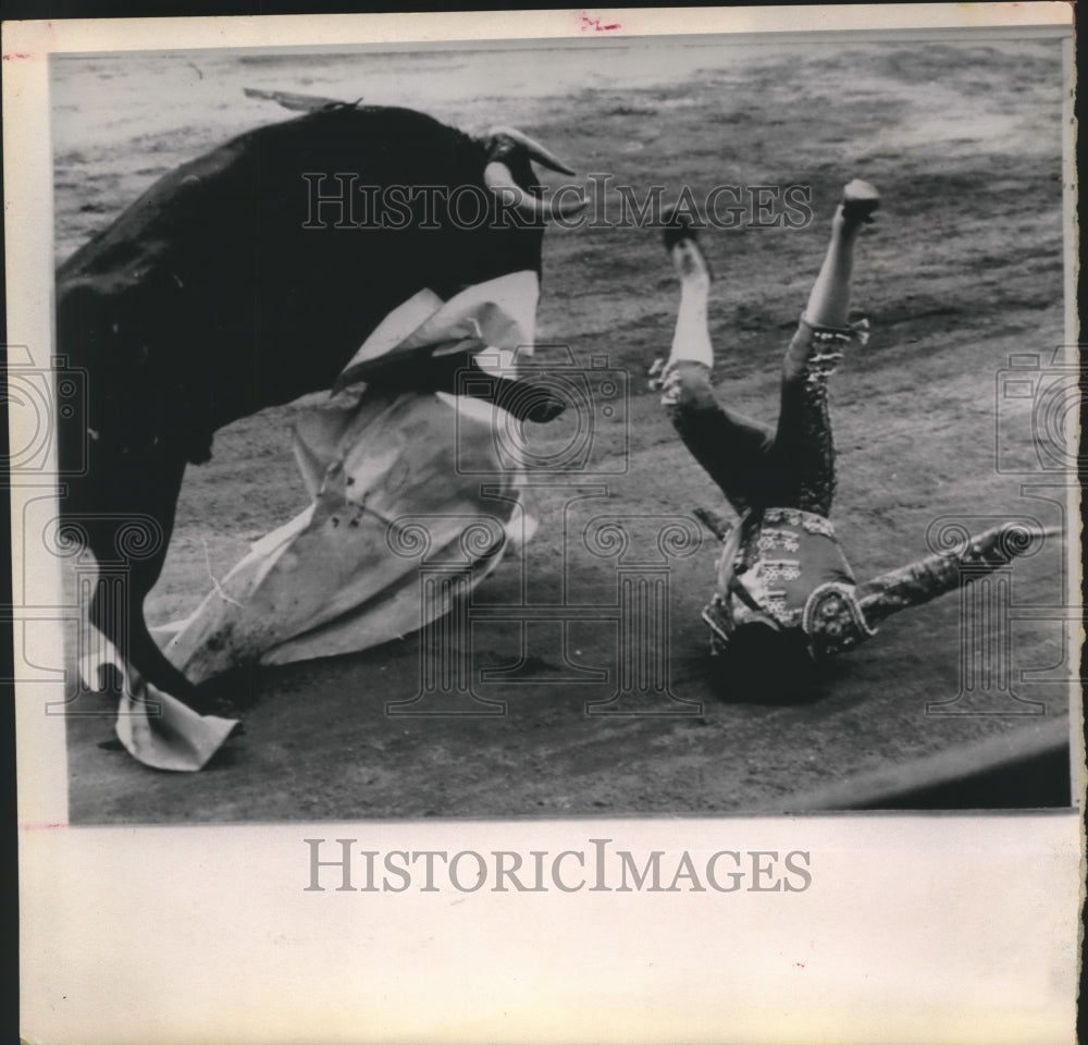 1971 Press Photo Pedro del Rio, Spanish apprentice bull fighter, Madrid- Historic Images