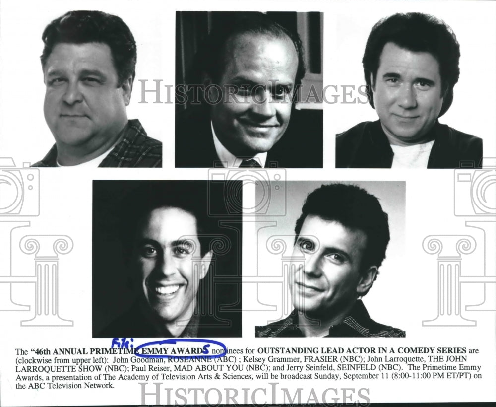 1994 Press Photo Members of the Primetime Emmy Awards - hcx03540