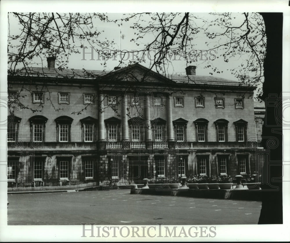 1983 Press Photo Leinster House, the home of the Irish Parliament, Ireland- Historic Images