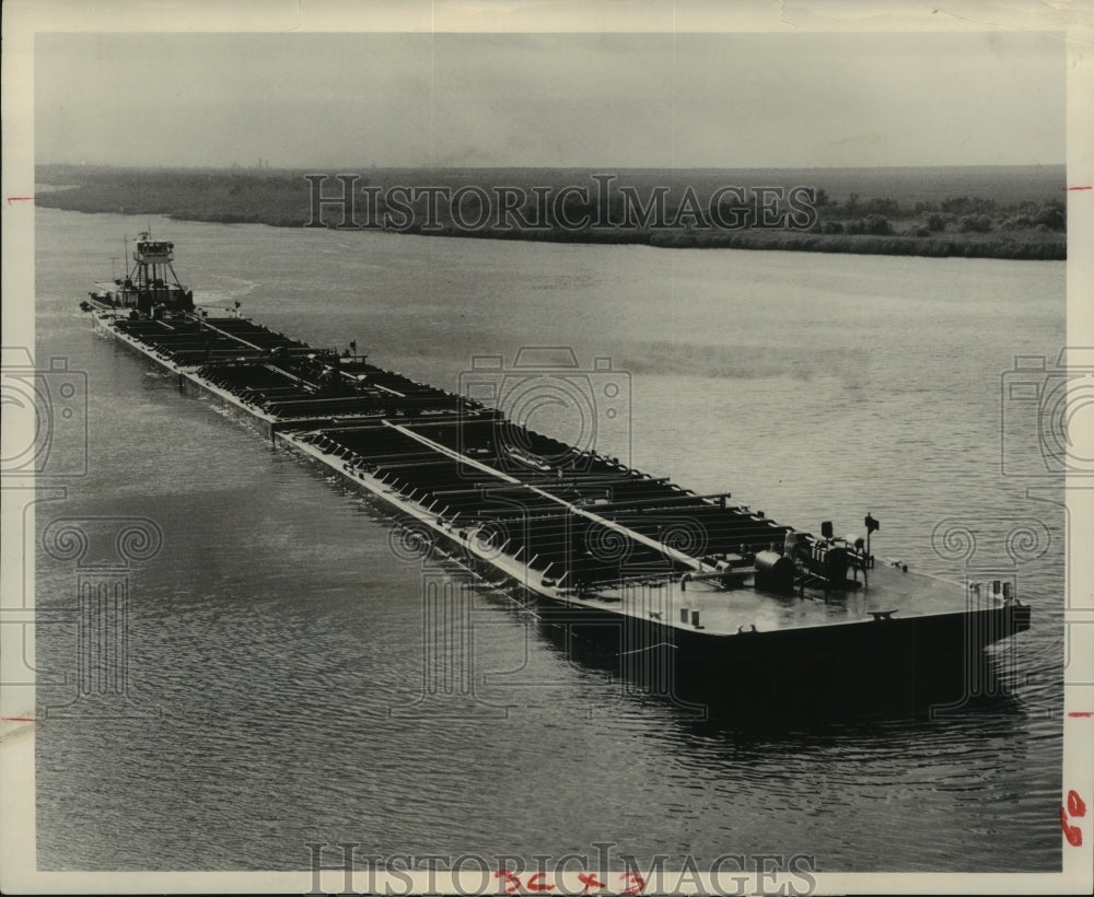 1959 Press Photo Jefferson Chemical Co. Inc., Texas Maiden Voyage - hcx07156
