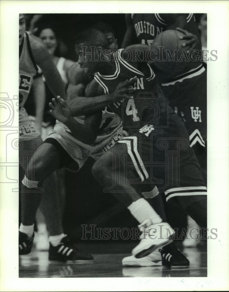 1993 Press Photo University of Houston Basketball Player Anthony Goldwire.- Historic Images